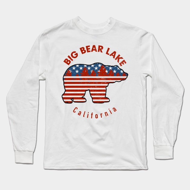 USA Big Bear Lake Long Sleeve T-Shirt by LuisP96